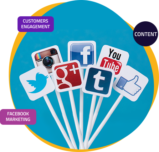 We build your brand presence on all Social Media Platforms
